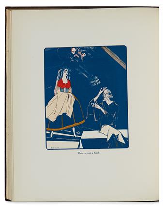 CERVANTES SAAVEDRA, MIGUEL DE. De Bosschère, Jean; illustrator. The History of Don Quixote de la Mancha by Miguel de Cervantes.